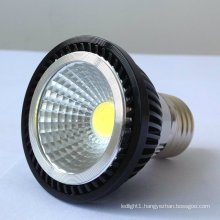 New Black Aluminum COB LED Lamp E27